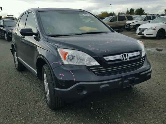 JHLRE38728C035566 - 2008 HONDA CR-V EXL BLACK photo 1