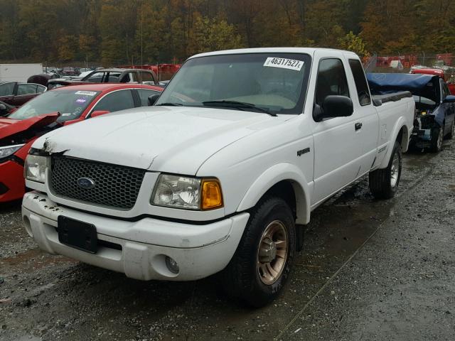 1FTYR14U22PB73797 - 2002 FORD RANGER SUP WHITE photo 2