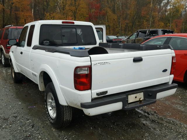 1FTYR14U22PB73797 - 2002 FORD RANGER SUP WHITE photo 3