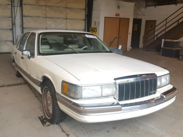 1LNLM81F5LY739286 - 1990 LINCOLN TOWN CAR WHITE photo 1