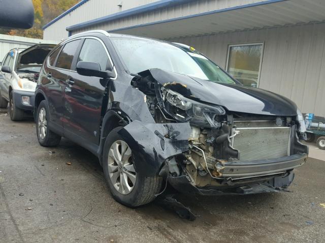 5J6RM4H7XCL001609 - 2012 HONDA CR-V EXL 黑色 照片 1