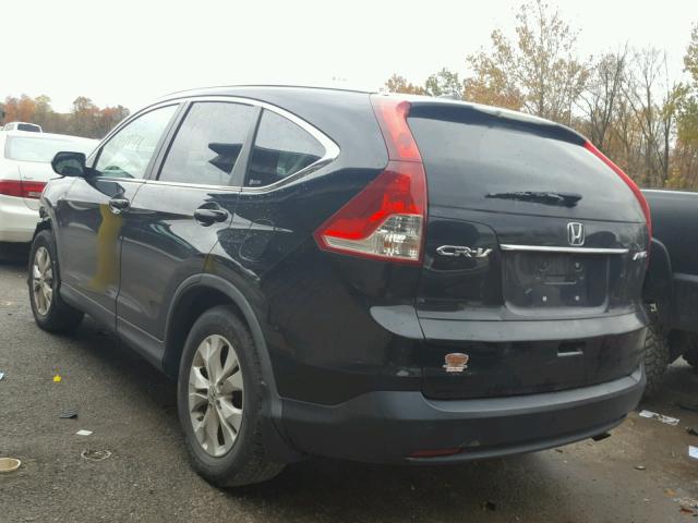 5J6RM4H7XCL001609 - 2012 HONDA CR-V EXL 黑色 照片 3