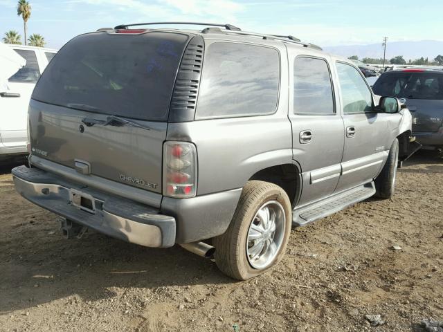 1GNEC13T72R286413 - 2002 CHEVROLET TAHOE C150 GRAY photo 4