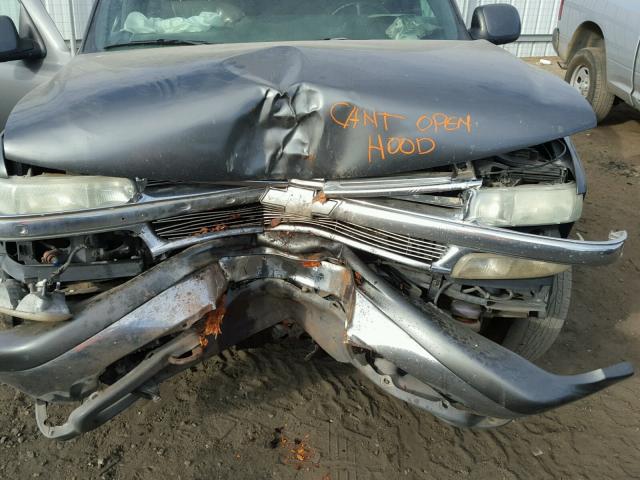 1GNEC13T72R286413 - 2002 CHEVROLET TAHOE C150 GRAY photo 7