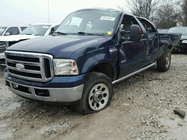 1FTWW31PX6EA67464 - 2006 FORD F350 SRW S BLUE photo 2