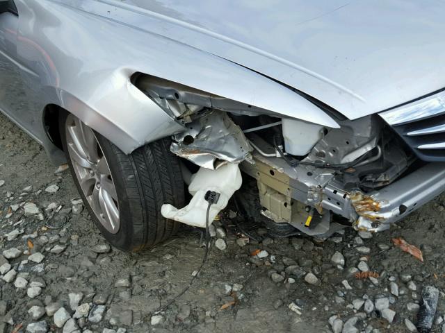 1HGCP3F89CA042707 - 2012 HONDA ACCORD EXL SILVER photo 9