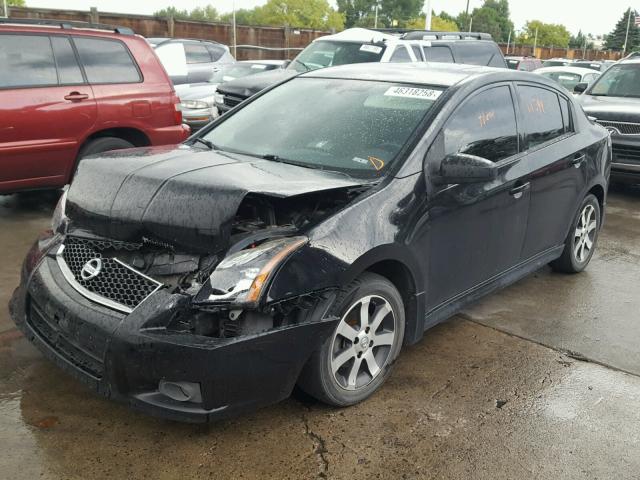 3N1AB6AP4CL764943 - 2012 NISSAN SENTRA 2.0 BLACK photo 2