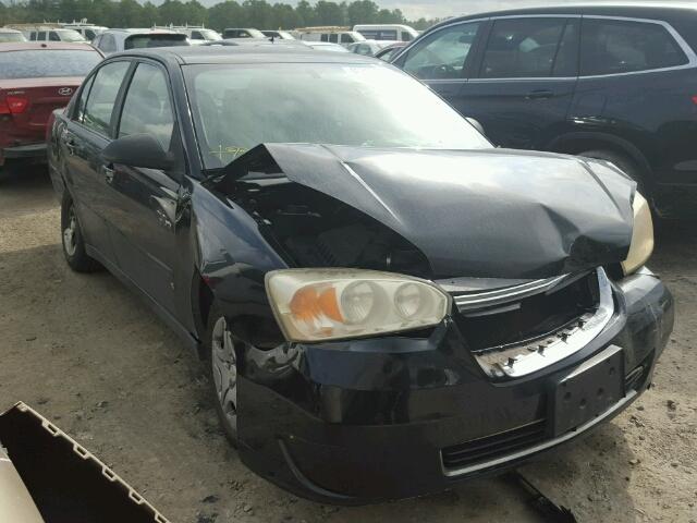 1G1ZS58F57F297354 - 2007 CHEVROLET MALIBU LS BLACK photo 1