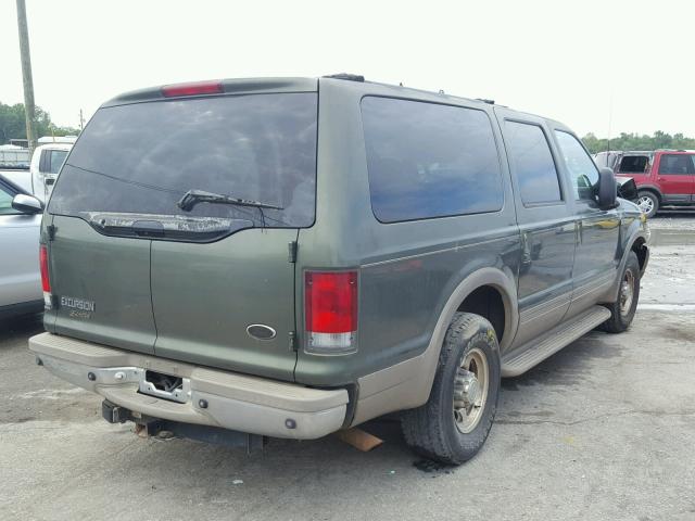 1FMNU42S8YEC70037 - 2000 FORD EXCURSION GREEN photo 4