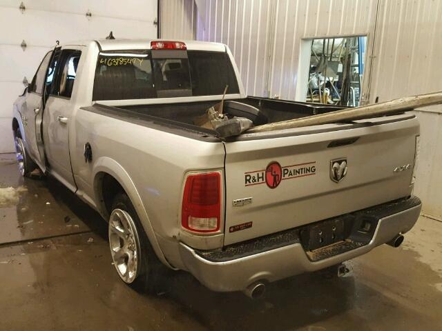 1C6RR7VT5FS760017 - 2015 RAM 1500 LARAM SILVER photo 3