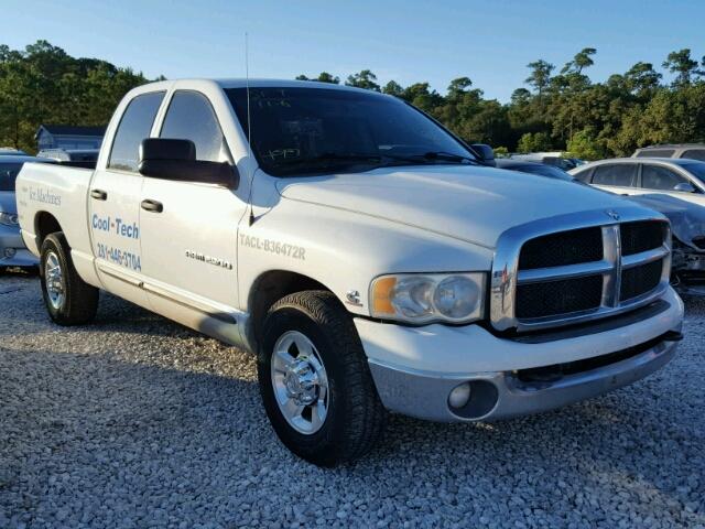 3D7KA28C34G274591 - 2004 DODGE RAM 2500 S WHITE photo 1