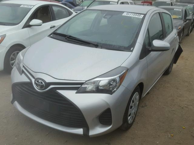 VNKKTUD39HA079385 - 2017 TOYOTA YARIS L SILVER photo 2