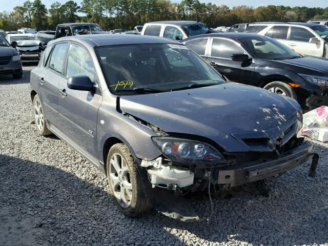 JM1BK343481836232 - 2008 MAZDA 3 HATCHBAC GRAY photo 1