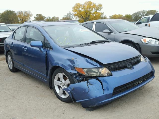 1HGFA16896L013509 - 2006 HONDA CIVIC EX Mavi foto 1