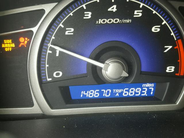 1HGFA16896L013509 - 2006 HONDA CIVIC EX Mavi foto 8