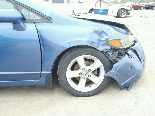 1HGFA16896L013509 - 2006 HONDA CIVIC EX Mavi foto 9