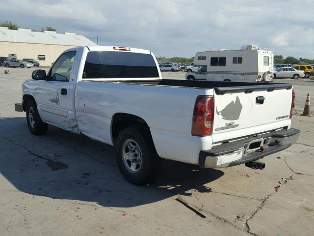 1GCEC14T73Z309729 - 2003 CHEVROLET SILVERADO WHITE photo 3