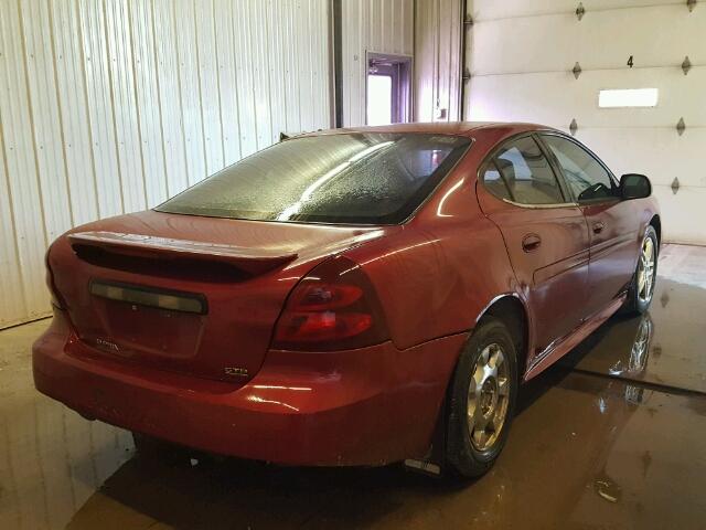 2G2WR524451337820 - 2005 PONTIAC GRAND PRIX MAROON photo 4