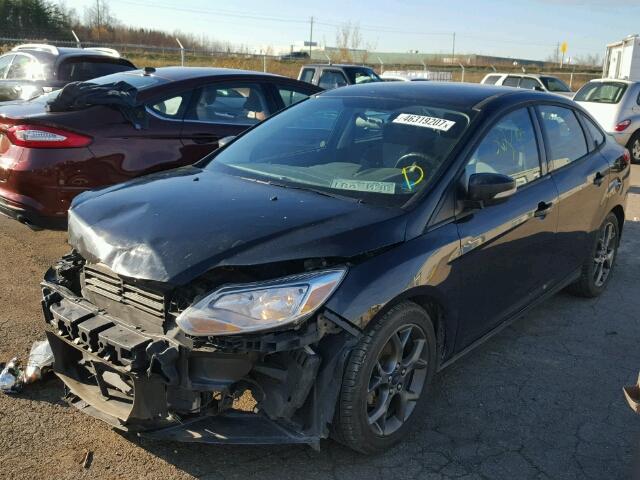 1FADP3F23DL365807 - 2013 FORD FOCUS SE BLACK photo 2