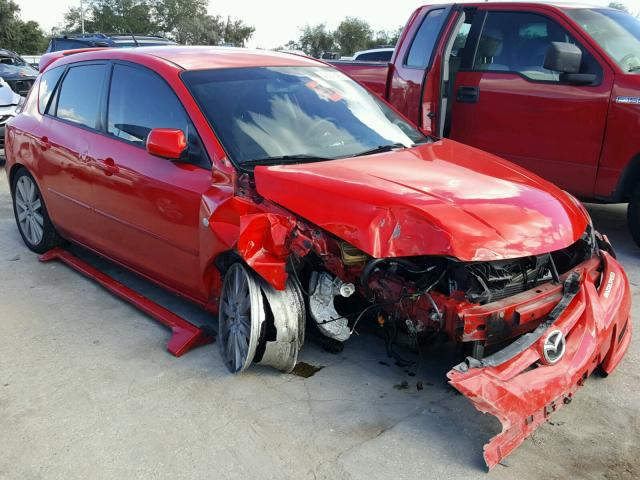 JM1BK34L971767553 - 2007 MAZDA SPEED 3 RED photo 1