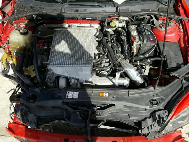 JM1BK34L971767553 - 2007 MAZDA SPEED 3 RED photo 7