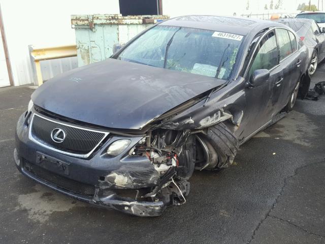 JTHBE96S370008965 - 2007 LEXUS GS 350 GRAY photo 2