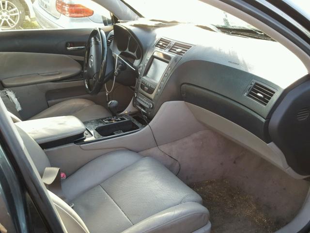 JTHBE96S370008965 - 2007 LEXUS GS 350 GRAY photo 5