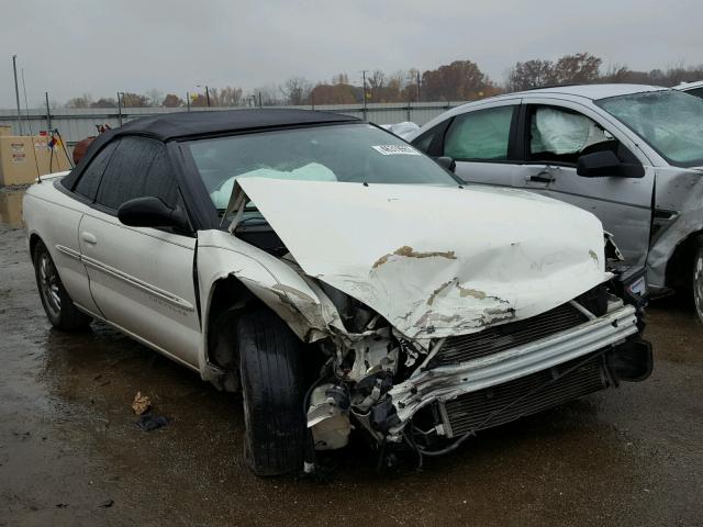 1C3EL65U61N662489 - 2001 CHRYSLER SEBRING LI WHITE photo 1