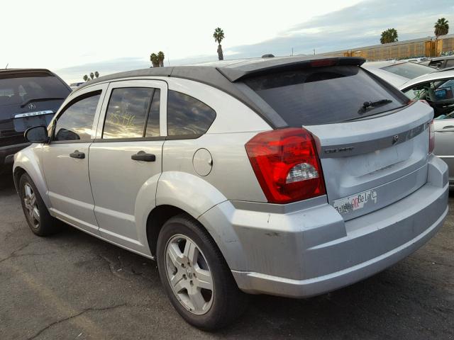 1B3HB48B98D508774 - 2008 DODGE CALIBER SX SILVER photo 3