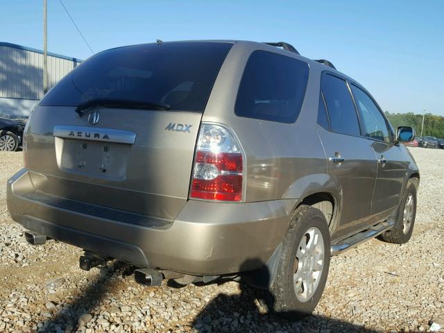 2HNYD18685H512060 - 2005 ACURA MDX TOURIN GOLD photo 4