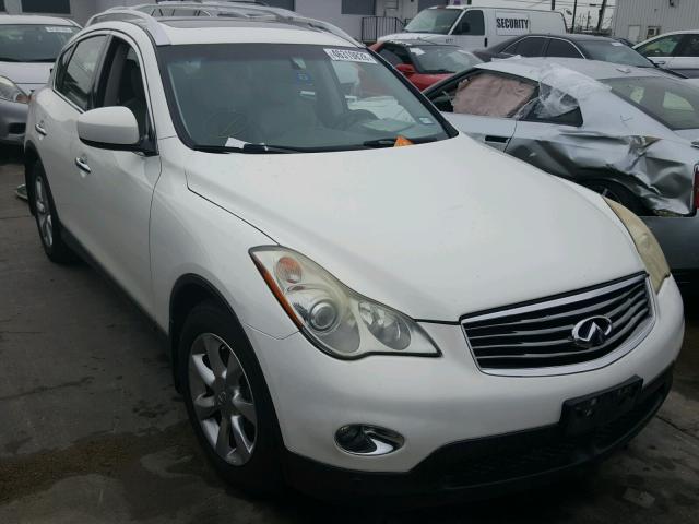 JNKAJ09E68M305618 - 2008 INFINITI EX35 BASE WHITE photo 1