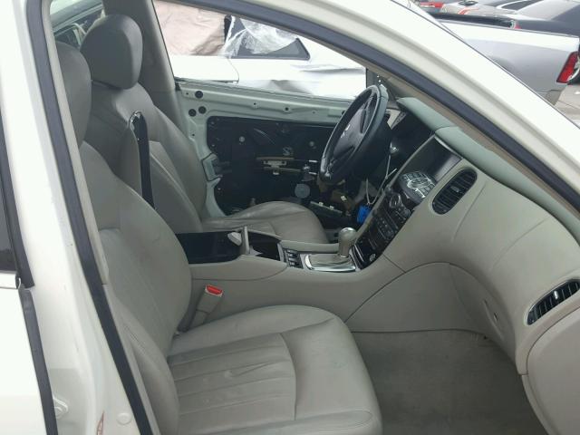 JNKAJ09E68M305618 - 2008 INFINITI EX35 BASE WHITE photo 5
