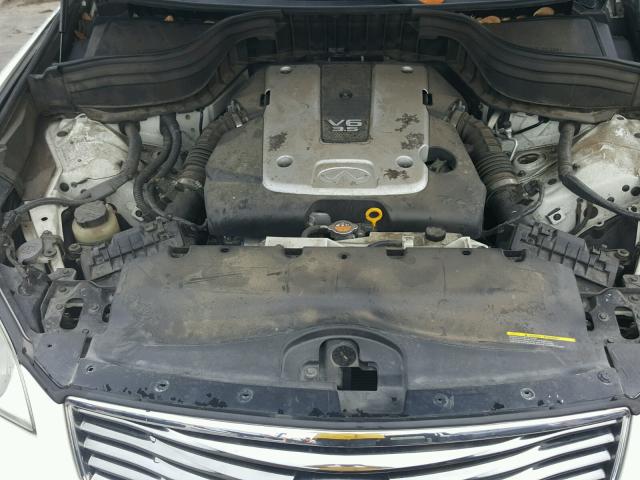 JNKAJ09E68M305618 - 2008 INFINITI EX35 BASE WHITE photo 7
