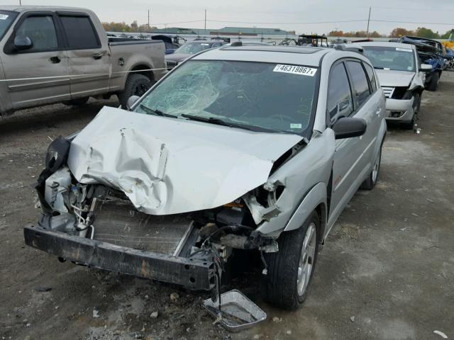 5Y2SL62813Z448558 - 2003 PONTIAC VIBE SILVER photo 2