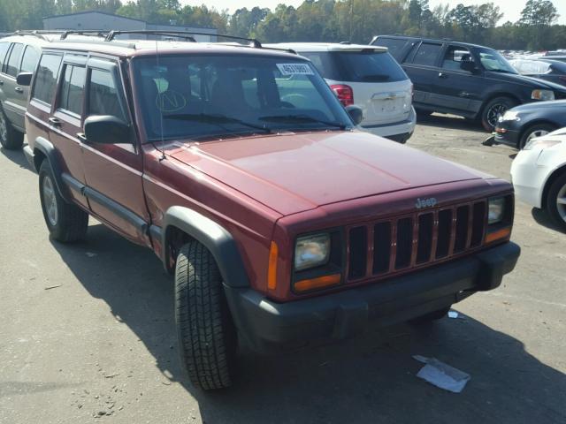 1J4FJ68S4WL161047 - 1998 JEEP CHEROKEE S RED photo 1