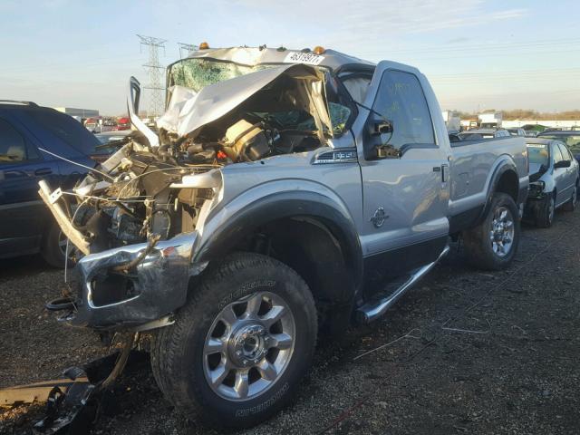 1FT8W3BTXGEC29194 - 2016 FORD F350 SUPER SILVER photo 2