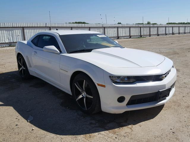 2G1FB1E30F9266123 - 2015 CHEVROLET CAMARO LS WHITE photo 1