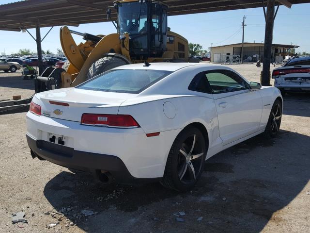 2G1FB1E30F9266123 - 2015 CHEVROLET CAMARO LS WHITE photo 4