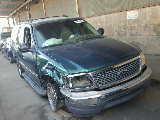 1FMRU1564YLA34558 - 2000 FORD EXPEDITION GREEN photo 1