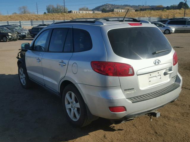 5NMSH73E99H240484 - 2009 HYUNDAI SANTA FE S SILVER photo 3