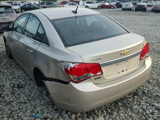 1G1PC5SB4D7131150 - 2013 CHEVROLET CRUZE LT SILVER photo 3