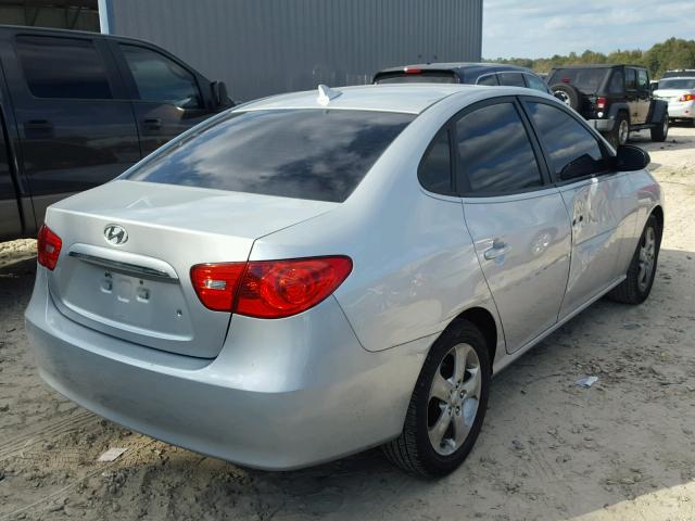 KMHDU46D19U693346 - 2009 HYUNDAI ELANTRA GL SILVER photo 4