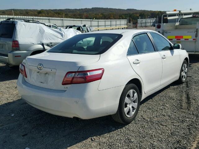 4T1BE46K18U769486 - 2008 TOYOTA CAMRY CE WHITE photo 4