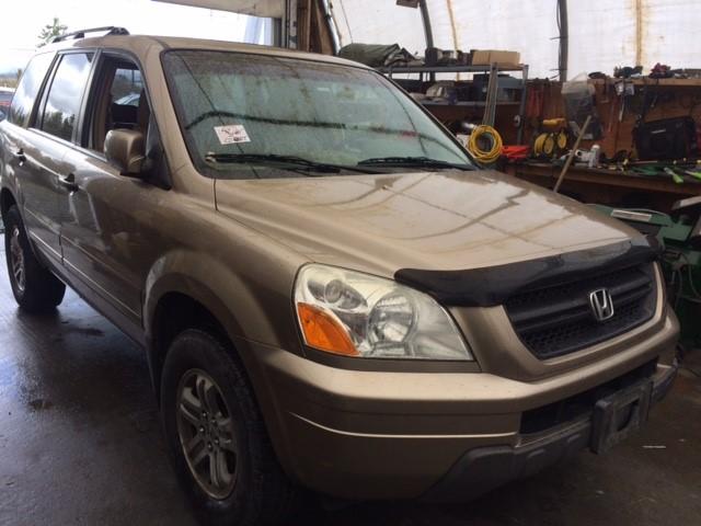 2HKYF18695H002081 - 2005 HONDA PILOT EXL BROWN photo 1