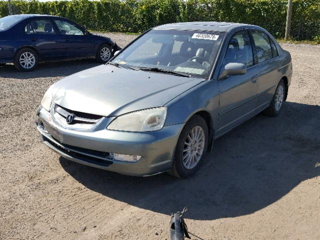 2HHES36851H007194 - 2001 ACURA 1.7EL PREM GRAY photo 2