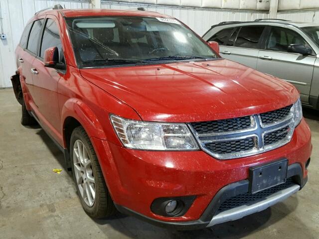 3C4PDDDG2ET259312 - 2014 DODGE JOURNEY LI RED photo 1