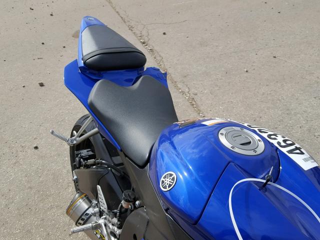 JYARJ16EX8A005155 - 2008 YAMAHA YZFR6 BLUE photo 6