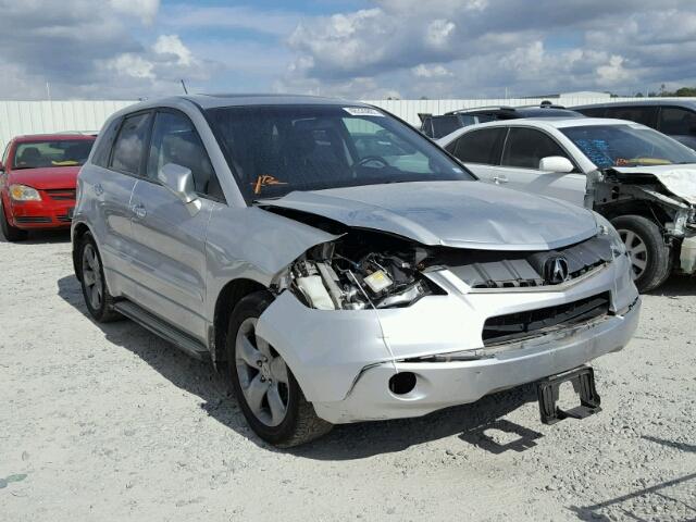 5J8TB18287A002619 - 2007 ACURA RDX SILVER photo 1