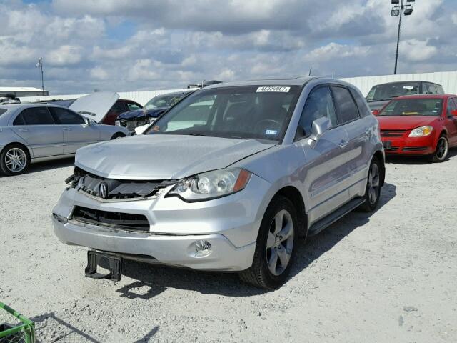 5J8TB18287A002619 - 2007 ACURA RDX SILVER photo 2