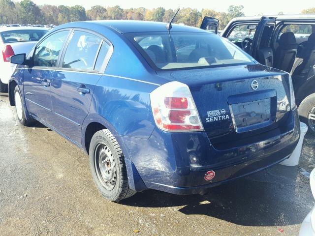 3N1AB61E97L701129 - 2007 NISSAN SENTRA 2.0 BLUE photo 3